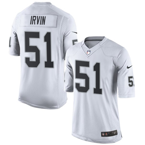 Youth Nike Oakland Raiders #51 Bruce Irvin White NFL Jersey