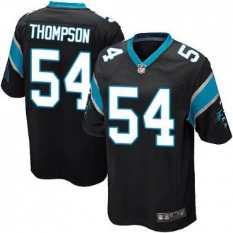 Youth Nike Panthers #54 Shaq Thompson Black Team Color Stitched NFL Elite jersey