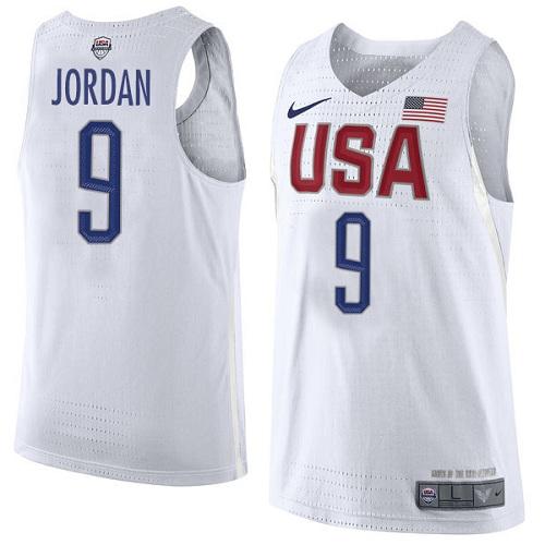 Youth Nike Team USA #9 Michael Jordan White 2016 Dream Team Game NBA Jersey