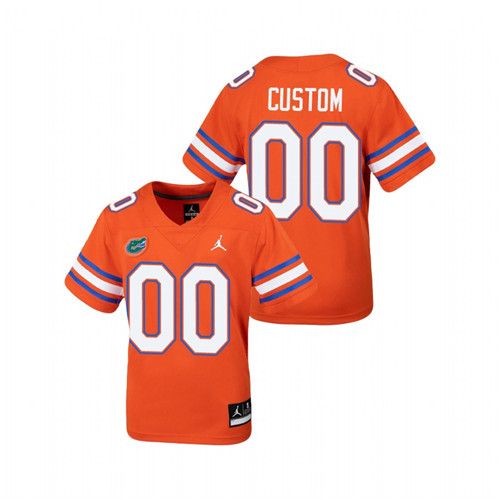 Youth Orange Florida Gators Custom Untouchable Football Jersey