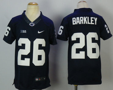 Youth Penn State Nittany Lions 26 Saquon Barkley Navy Youth College Football Jersey