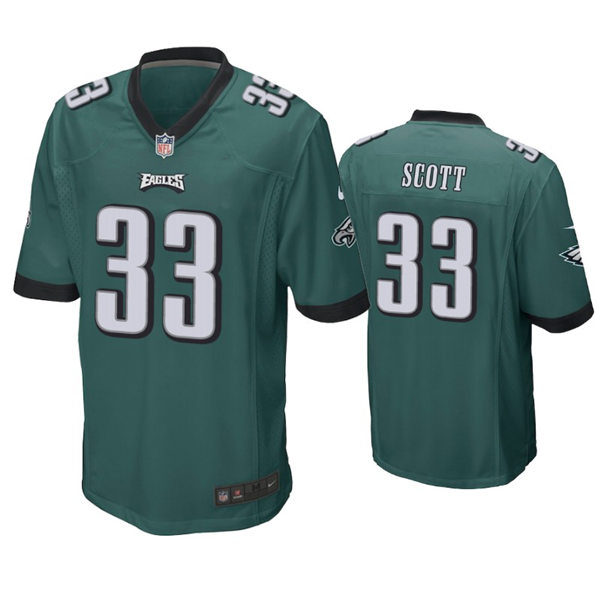 Youth Philadelphia Eagles #33 Josiah Scott Nike Midnight Green Limited Jersey