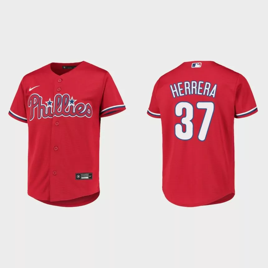 Youth Philadelphia Phillies Odubel Herrera Red Replica Jersey