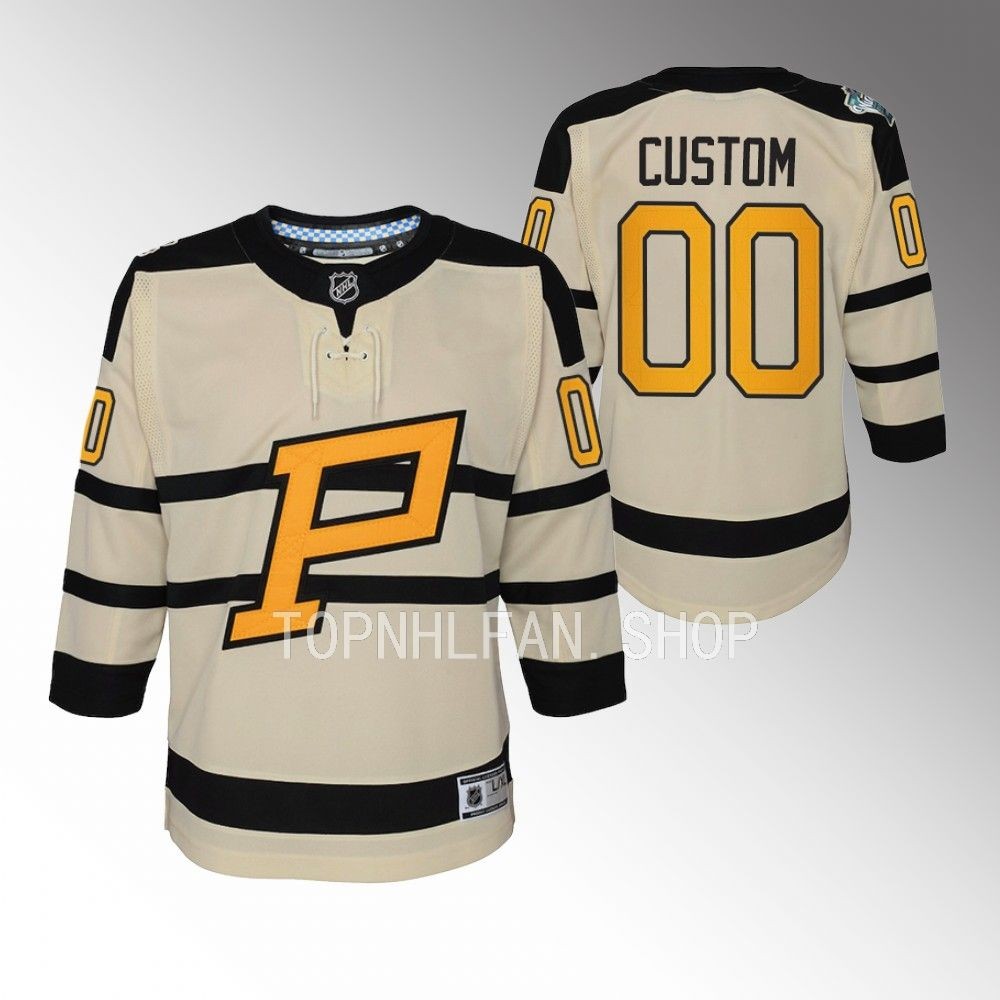 Youth Pittsburgh Penguins Custom 2023 Winter Classic Premier Jersey