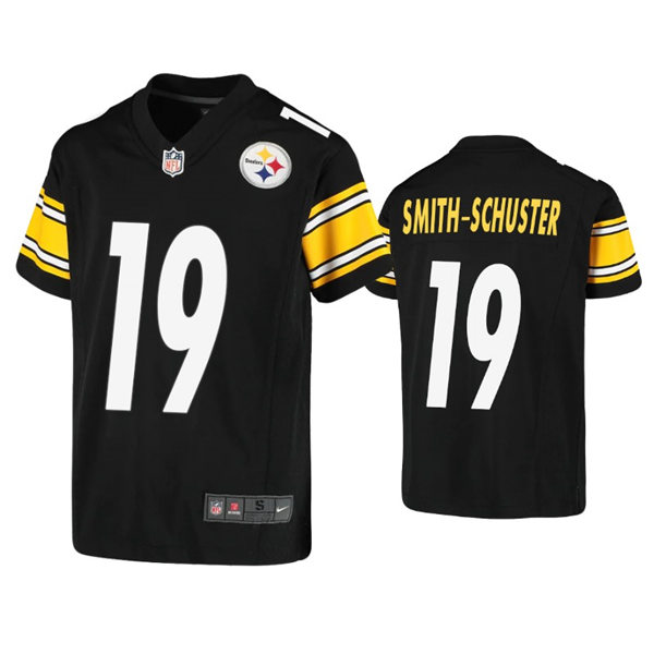 Youth Pittsburgh Steelers #19 JuJu Smith-Schuster Nike Black Limited Jersey