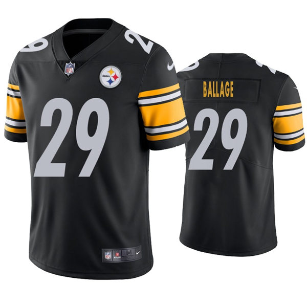 Youth Pittsburgh Steelers #29 Kalen Ballage Nike Black Limited Jersey