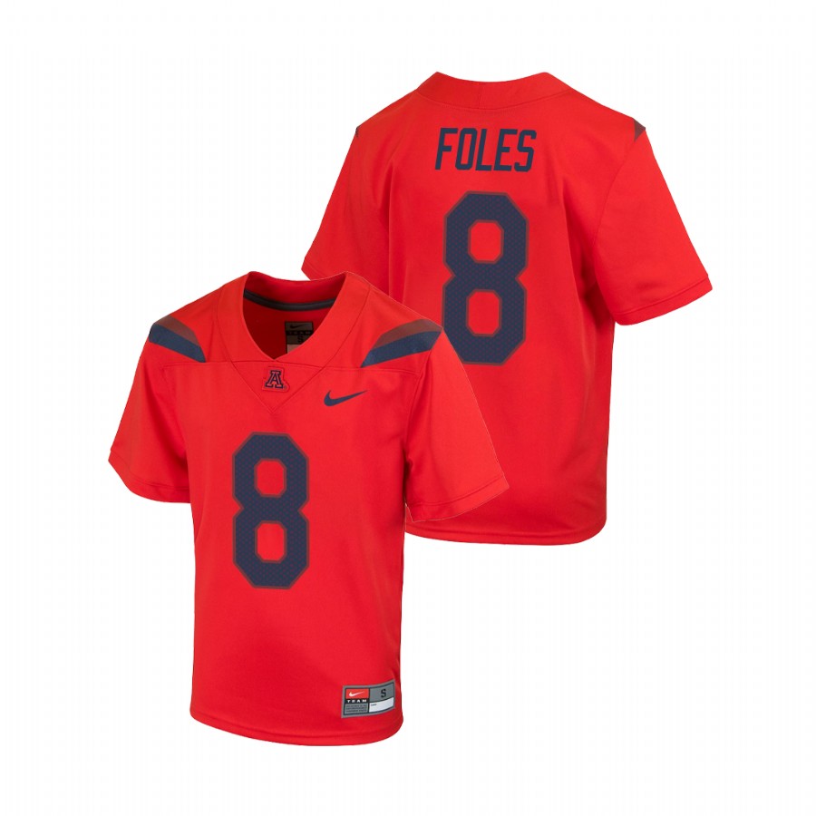 Youth Red Arizona Wildcats Nick Foles Replica Football Jersey
