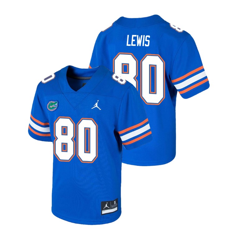 Youth Royal Jordan Brand C'yontai Lewis Game Florida Gators College Football Jersey