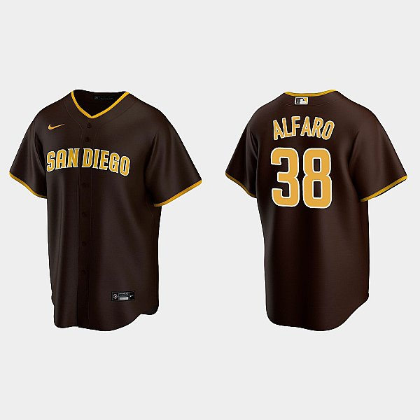 Youth San Diego Padres #38 Jorge Alfaro Brown Road Jersey