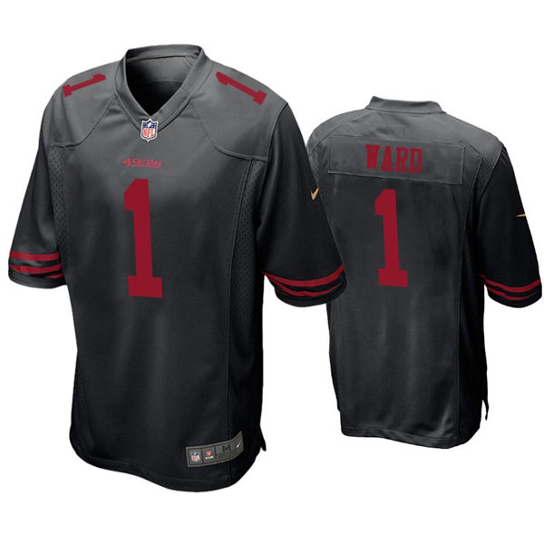 Youth San Francisco 49ers #1 Jimmie Ward Nike Black Alternate Vapor Limited Jersey