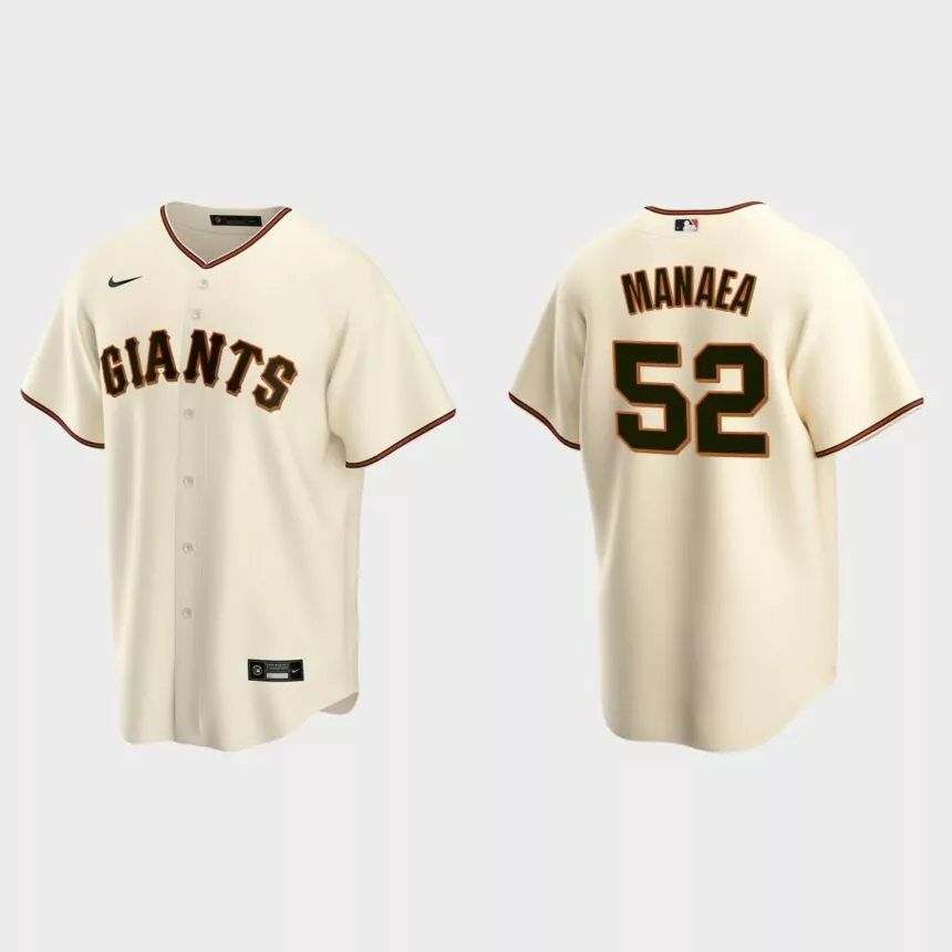 Youth San Francisco Giants Sean Manaea Cream Replica Home Jersey