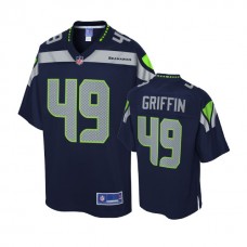 Youth Seattle Seahawks #49 Shaquem Griffin College Navy Player Jersey