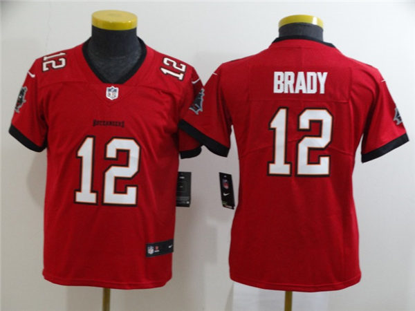 Youth Tampa Bay Buccaneers #12 Tom Brady Nike White Game Jerse