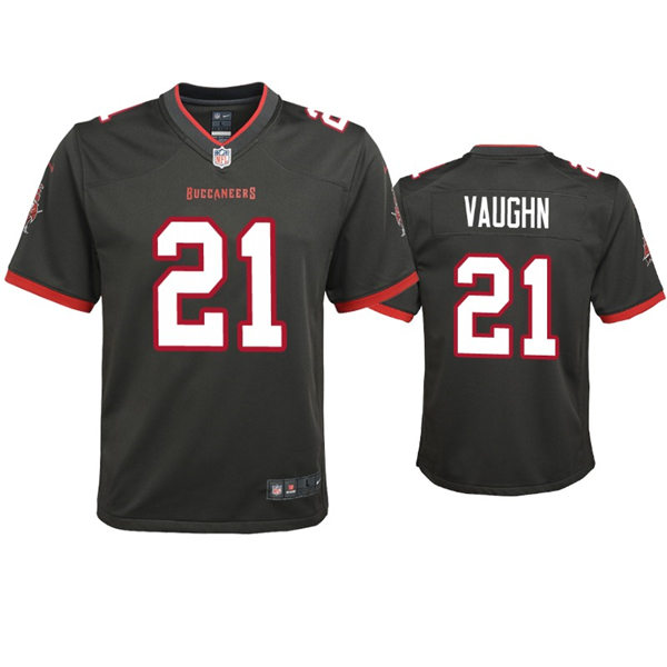 Youth Tampa Bay Buccaneers #21 Ke'Shawn Vaughn Nike Pewter Alternate Limited Jersey