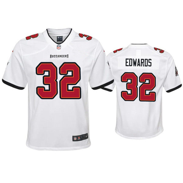 Youth Tampa Bay Buccaneers #32 Mike Edwards Nike White Limited Jersey