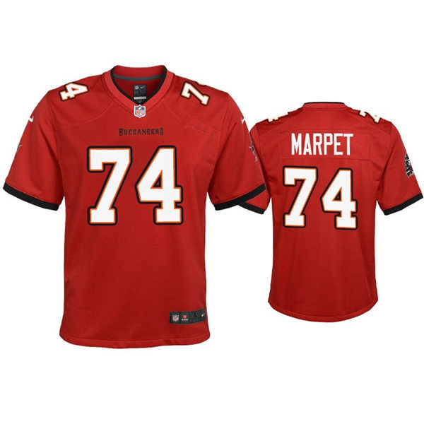 Youth Tampa Bay Buccaneers #74 Ali Marpet Nike Red Limited Jersey