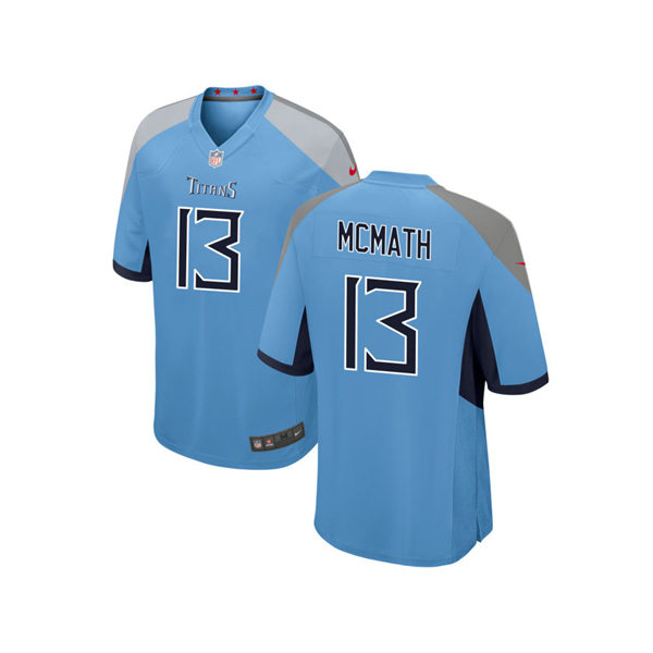 Youth Tennessee Titans #13 Racey McMath Nike Light Blue Alternate Limited Jersey