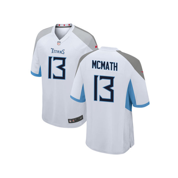 Youth Tennessee Titans #13 Racey McMath Nike White Limited Jersey