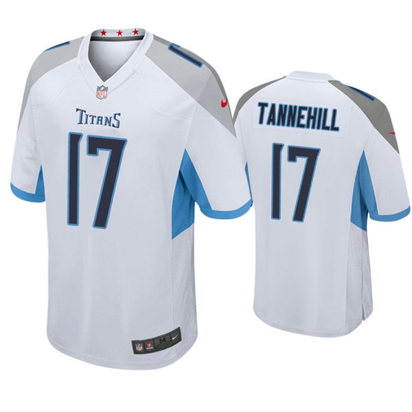 Youth Tennessee Titans #17 Ryan Tannehill Nike White Limited Jersey