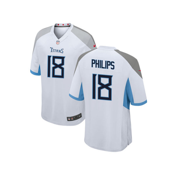 Youth Tennessee Titans #18 Kyle Philips Nike White Limited Jersey