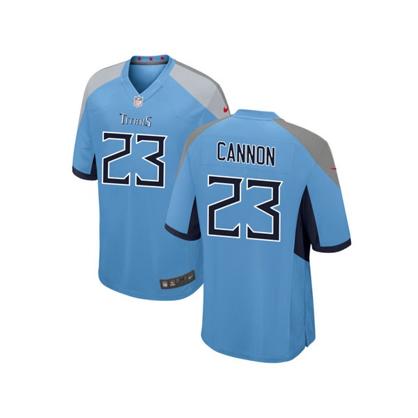Youth Tennessee Titans #23 Trenton Cannon Nike Light Blue Alternate Limited Jersey