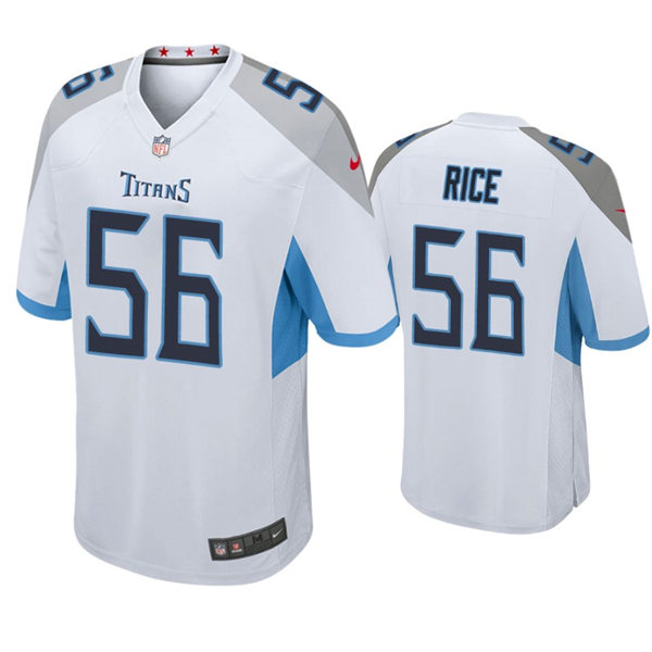 Youth Tennessee Titans #56 Monty Rice Nike White Stitched Limited Jersey