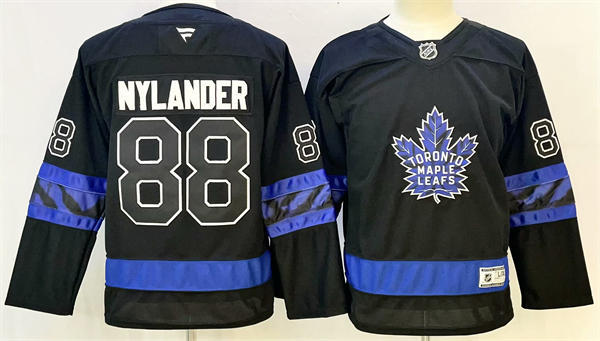 Youth Toronto Maple Leafs #88 William Nylander Fanatics Black Alternate Reversible Next Gen Jersey 