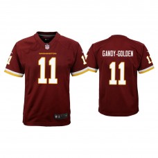 Youth Washington Football Team #11 Antonio Gandy-Golden Burgundy Game Jersey