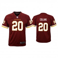 Youth Washington Football Team #20 Landon Collins Burgundy Game Jersey