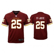 Youth Washington Football Team #25 Benjamin St-Juste Burgundy Game Jersey