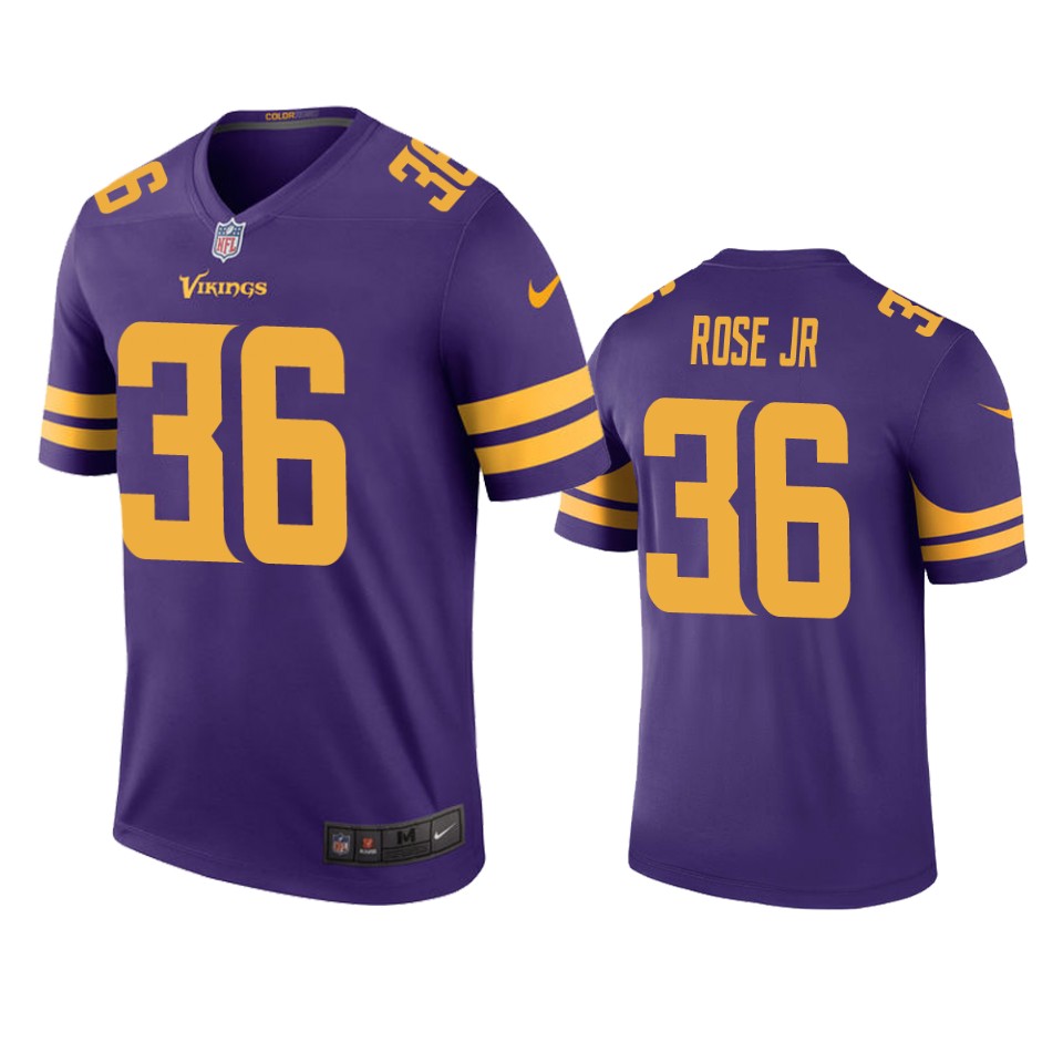 a.j. rose jr. color rush legend vikings purple jersey