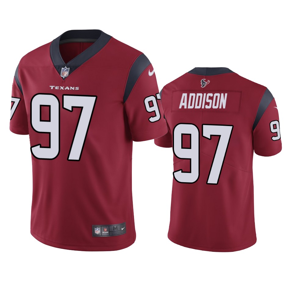 addison texans vapor limited red jersey