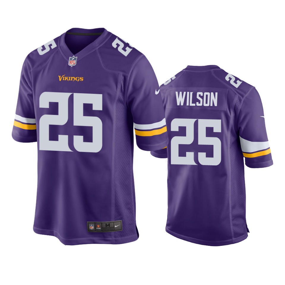 albert wilson vikings purple game jersey