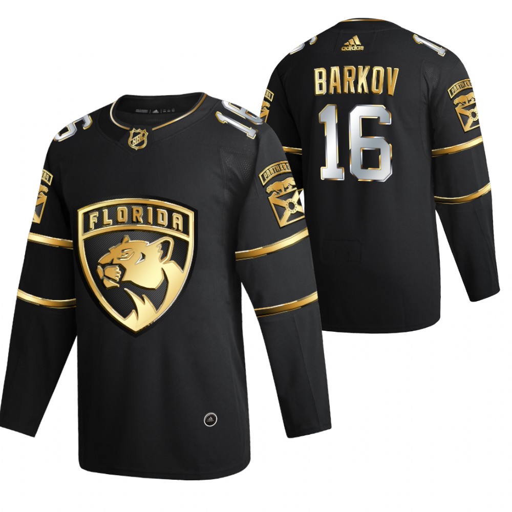 aleksander barkov Florida Panthers Black 2021 Golden Edition Jersey Limited Authentic