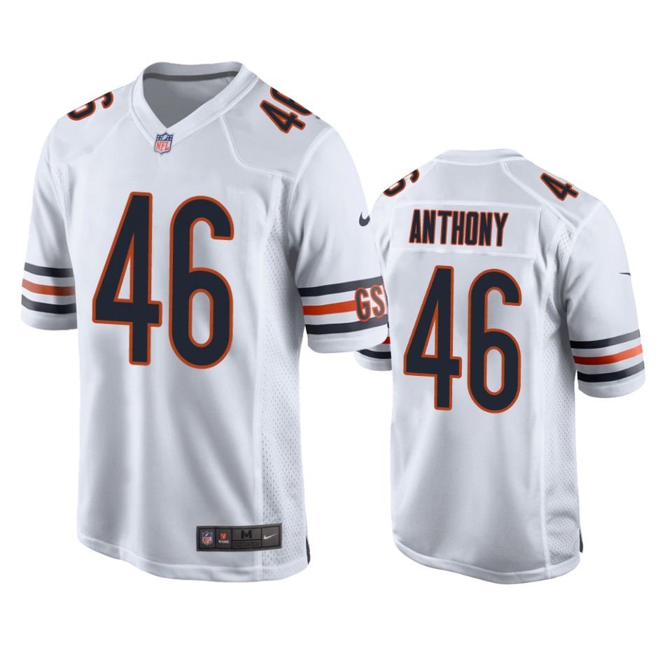 andre anthony bears white game jersey