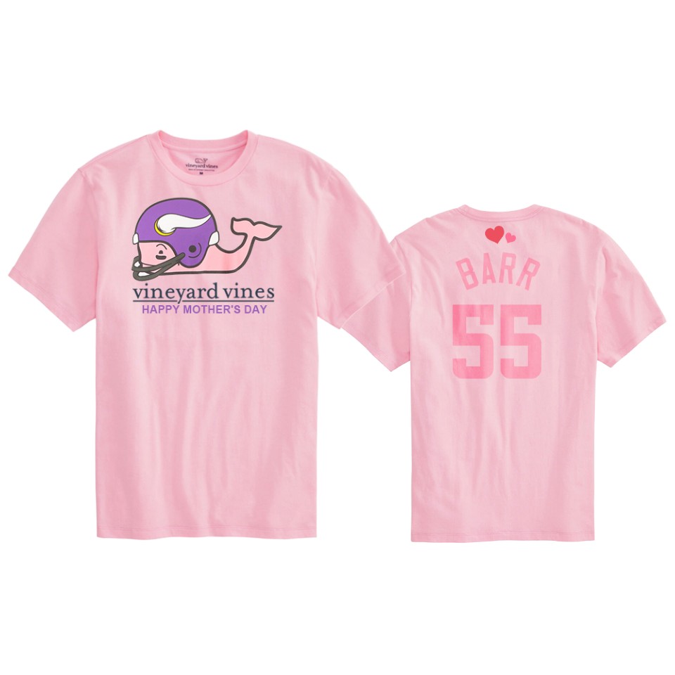 anthony barr vikings pink mother's day t shirt