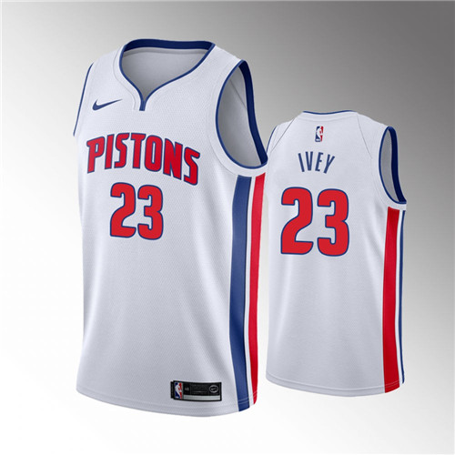 Detroit Pistons Jaden Ivey White stitched Jersey #23