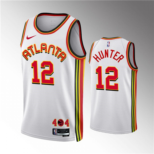 Atlanta Hawks De'Andre Hunter 2022-23 Association Edition White stitched Jersey #12