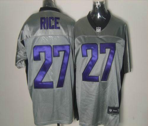 baltimore ravens 27 ray rice gray shadow jerseys