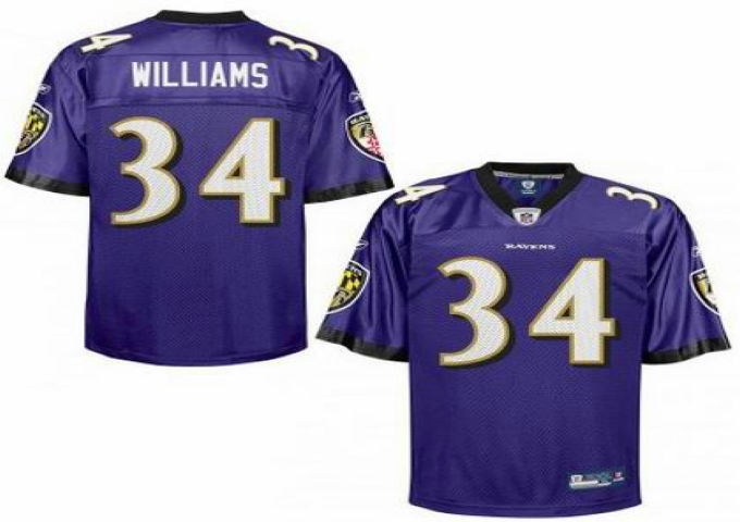 baltimore ravens 34 ricky williams jerseys purple