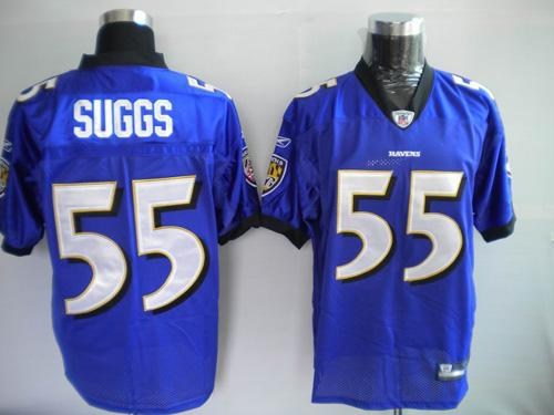 baltimore ravens 55 terrell suggs purple jerseys