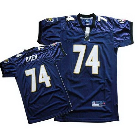baltimore ravens 74 michael oher blue jerseys