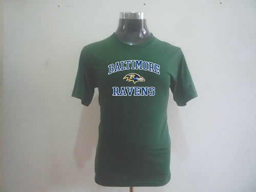baltimore ravens t-shirts green