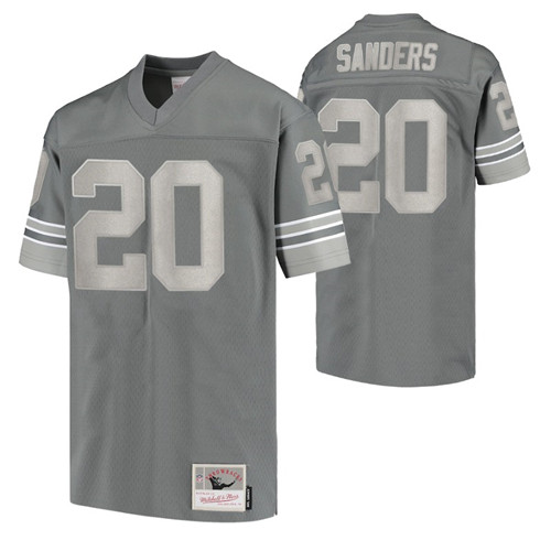 barry-sanders-jersey-metal-replica-charcoal