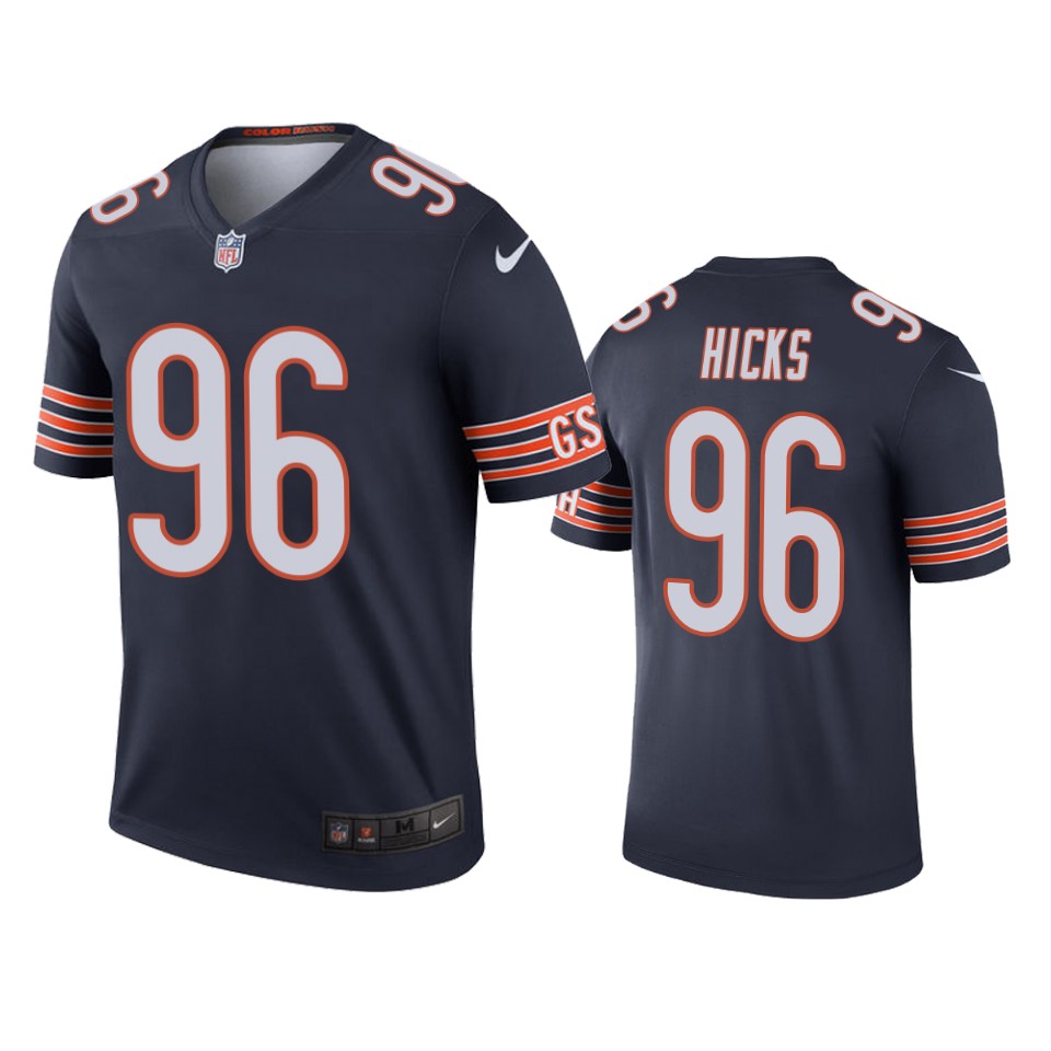 bears akiem hicks navy legend jersey