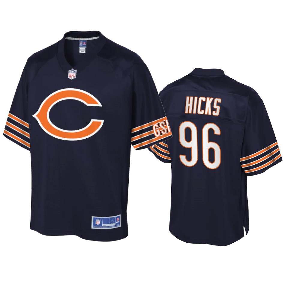 bears akiem hicks pro line navy icon jersey
