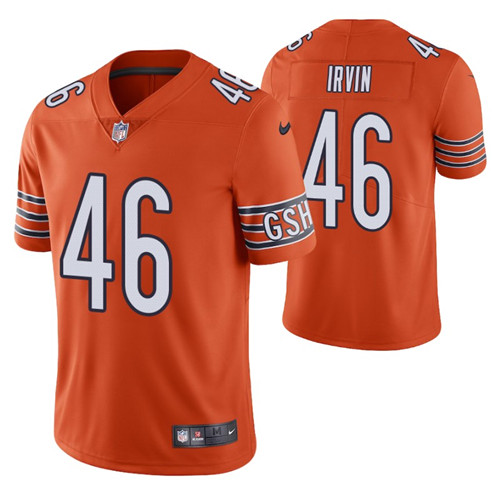 bears-bruce-irvin-vapor-limited-orange-jersey-men