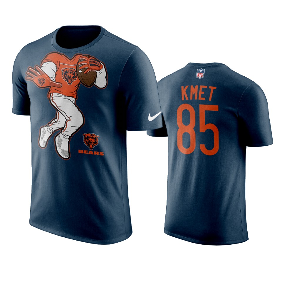 bears cole kmet navy yard rush ii t shirt