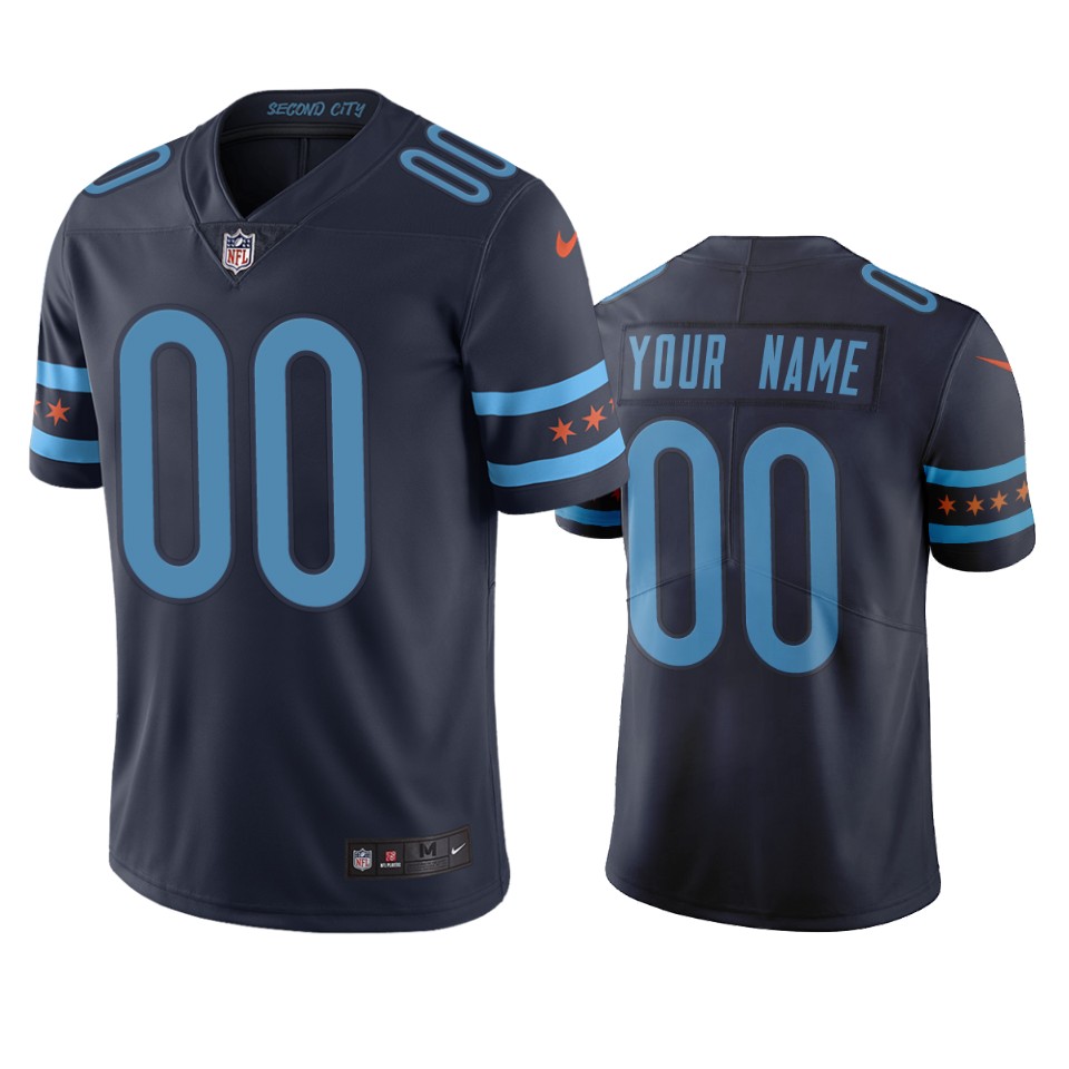 bears custom navy city edition jersey