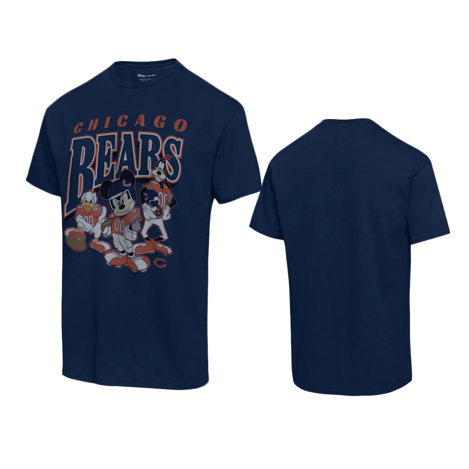 bears navy disney mickey huddle t shirt
